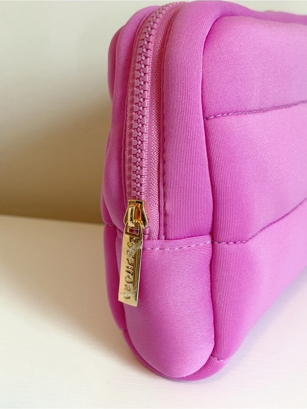 Sephora Puffy Makeup Bag Cosmetic Pouch Stylish Travel Bag NEW - Picture 3 of 4